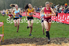 Junior girls, 2020 New Balance English Schools Champs., Sefton Park, Liverpool. Photo: David T. Hewitson/Sports for All Pics